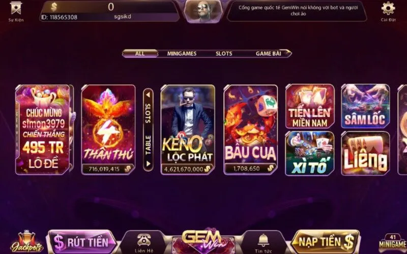 Bầu cua là game hấp dẫn nhiều người chơi trên cổng game Gemwin